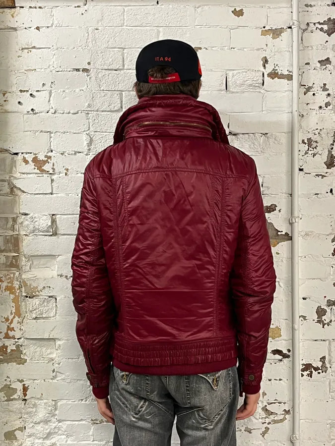 AW2008 Dolce & Gabbana Red Multi Pockets Cargo Puffer Jacket SAgfWOY 2