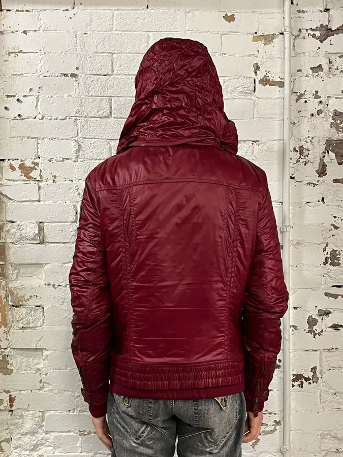 AW2008 Dolce & Gabbana Red Multi Pockets Cargo Puffer Jacket SAgfWOY 3