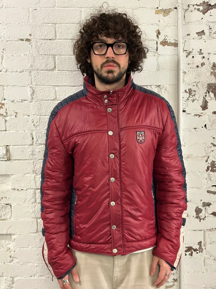 AW2008 Dolce & Gabbana Ski Retractable Hood Red Puffer Jacket zTBrJcS 1