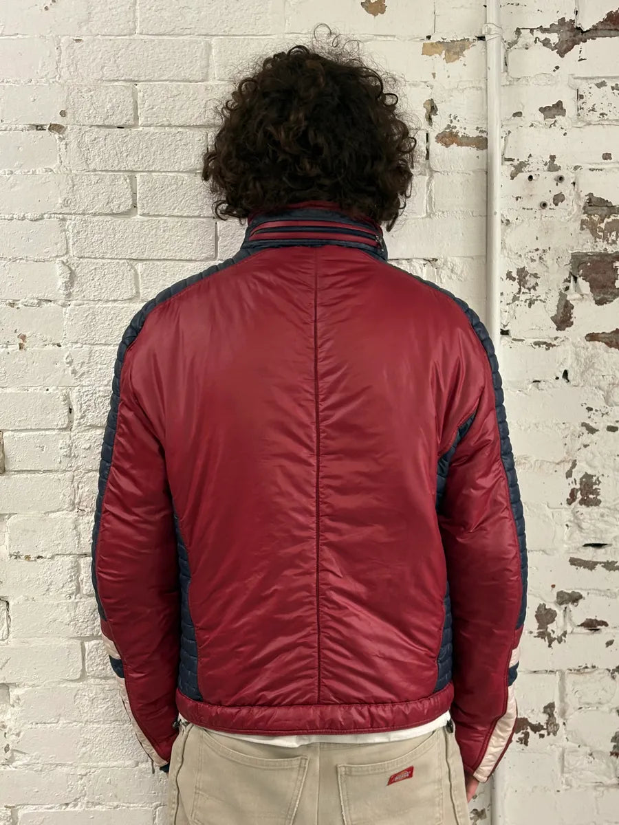AW2008 Dolce & Gabbana Ski Retractable Hood Red Puffer Jacket zTBrJcS 2