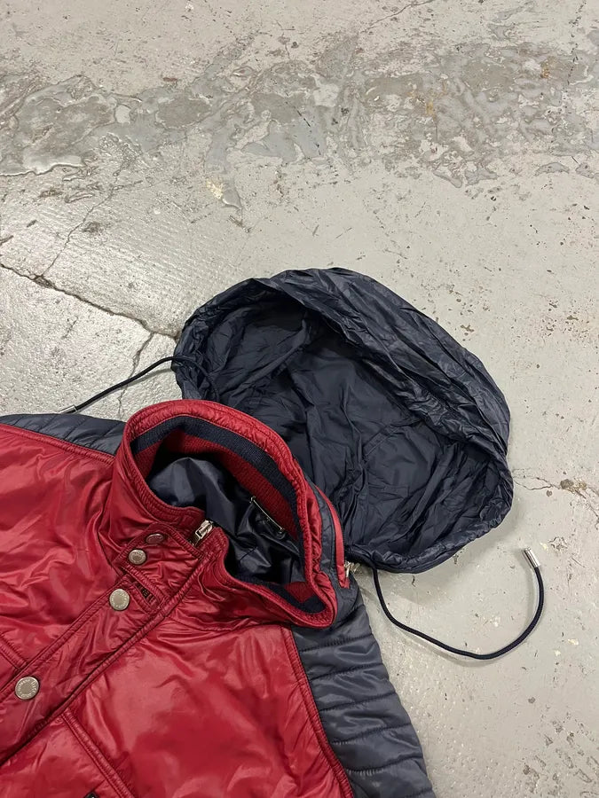 AW2008 Dolce & Gabbana Ski Retractable Hood Red Puffer Jacket zTBrJcS 5