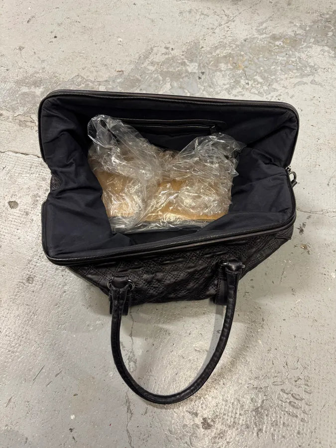 AW2008 Dolce & Gabbana Susanne Quilted Black Leather Handle Bag FYLWXTK 3