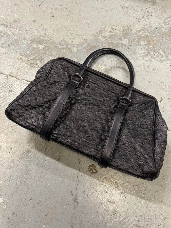 AW2008 Dolce & Gabbana Susanne Quilted Black Leather Handle Bag FYLWXTK 4