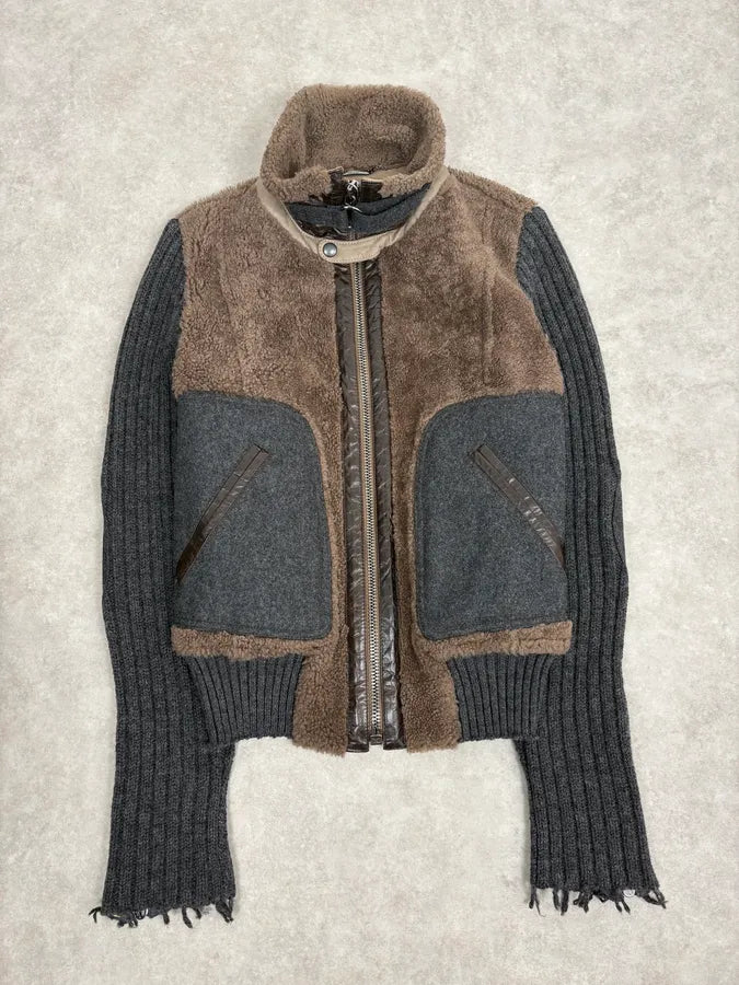 AW2008 Dolce & Gabbana Wool & Shearling Jacket lnJJBaX 5