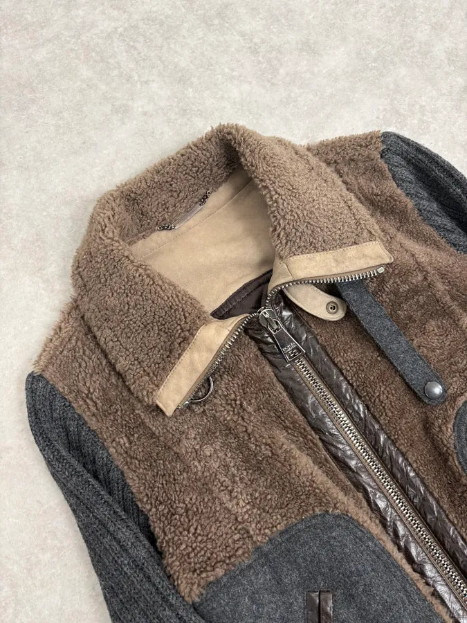 AW2008 Dolce & Gabbana Wool & Shearling Jacket lnJJBaX 4