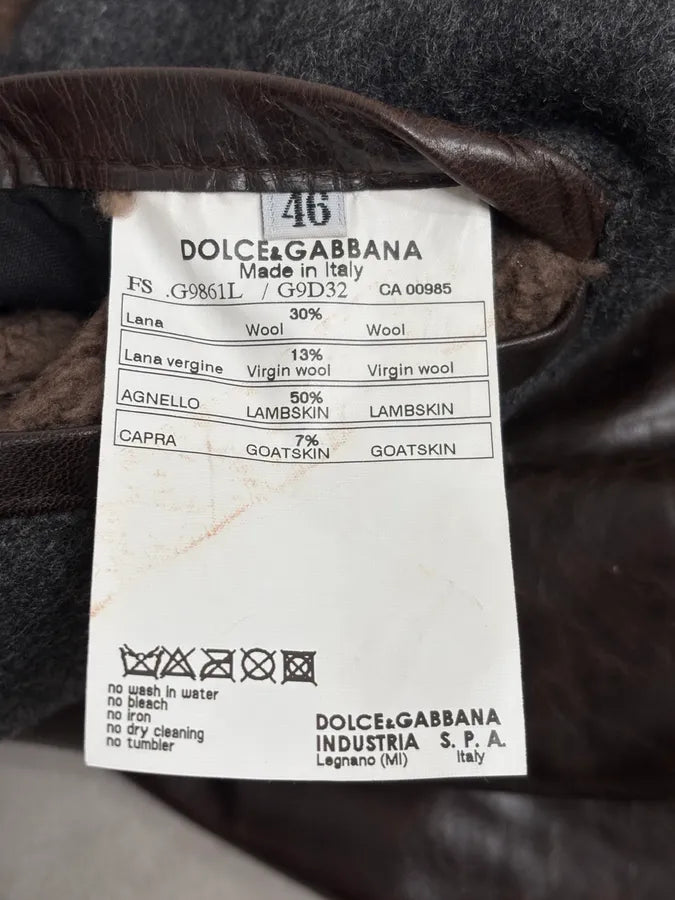 AW2008 Dolce & Gabbana Wool & Shearling Jacket lnJJBaX 15