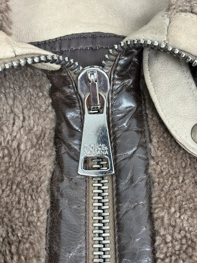 AW2008 Dolce & Gabbana Wool & Shearling Jacket lnJJBaX 13