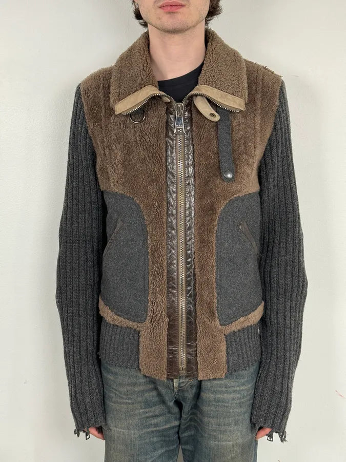 AW2008 Dolce & Gabbana Wool & Shearling Jacket lnJJBaX 1