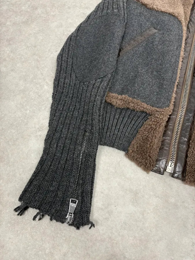 AW2008 Dolce & Gabbana Wool & Shearling Jacket lnJJBaX 11