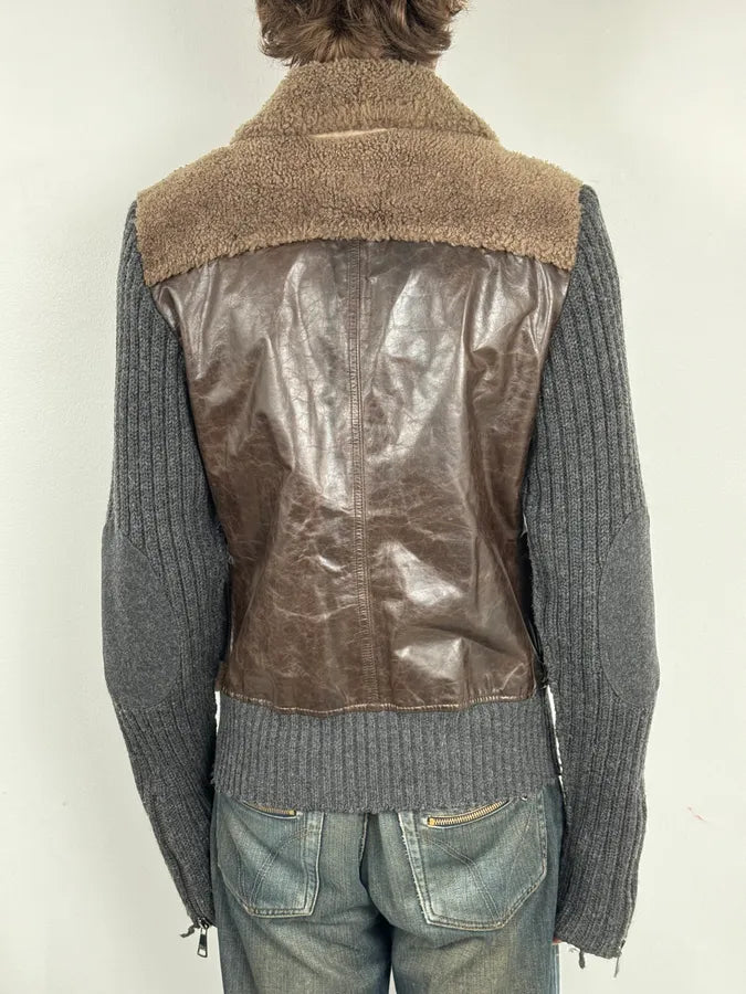 AW2008 Dolce & Gabbana Wool & Shearling Jacket lnJJBaX 2