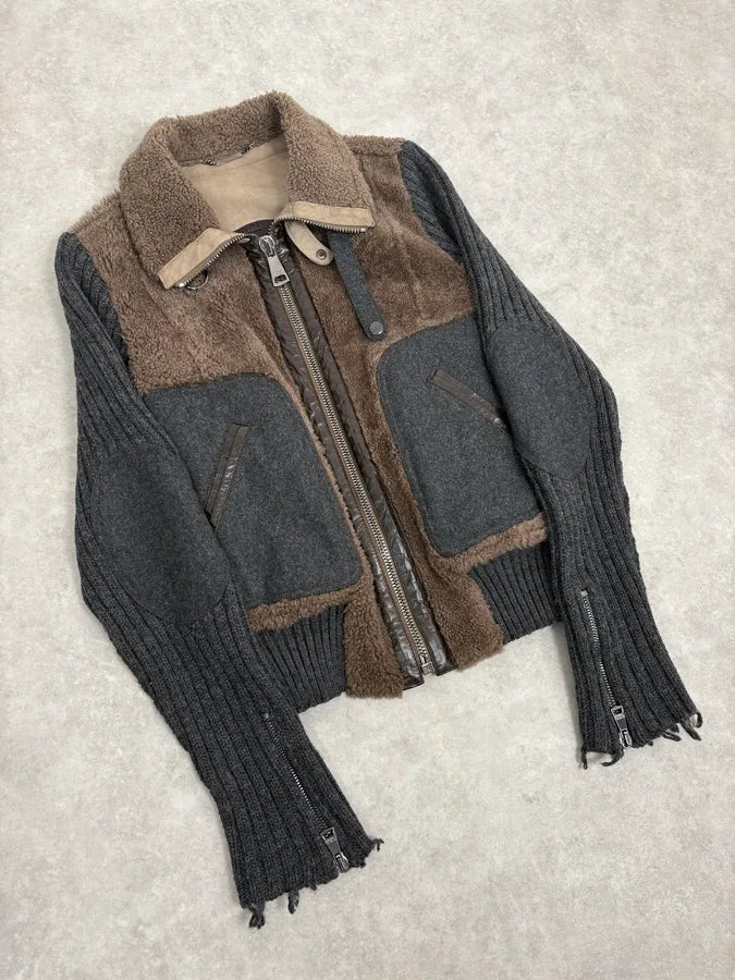 AW2008 Dolce & Gabbana Wool & Shearling Jacket lnJJBaX 3