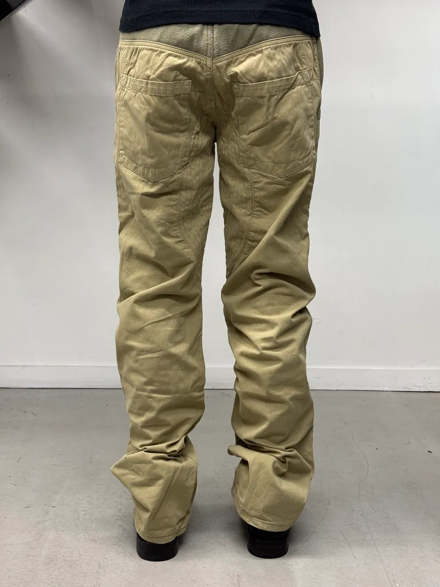 AW2008 Dolce & Gabbana Beige Sophisticated Utility Pants fZEqEyA 3