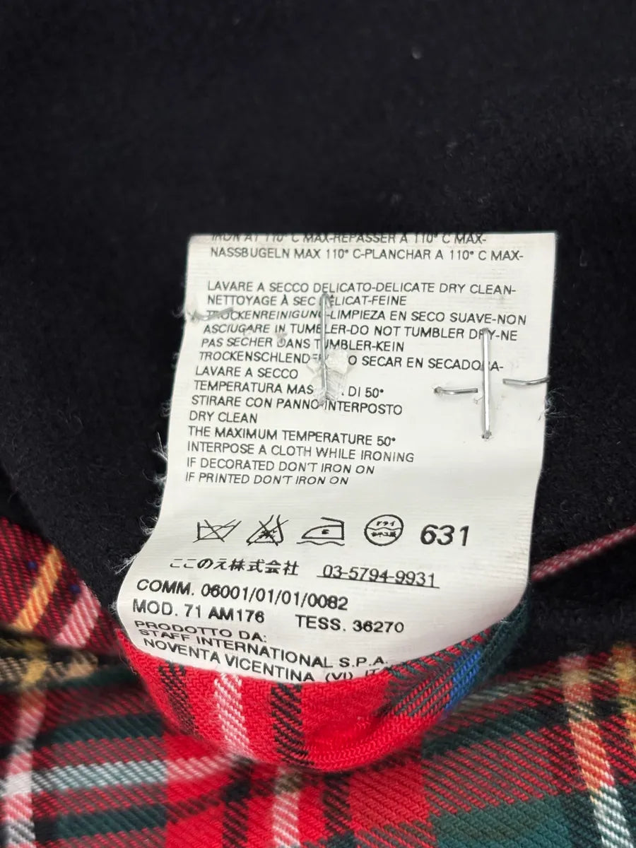 AW2008 Dsquared2 Black Caban Wool Jacket lOWLxtK 10