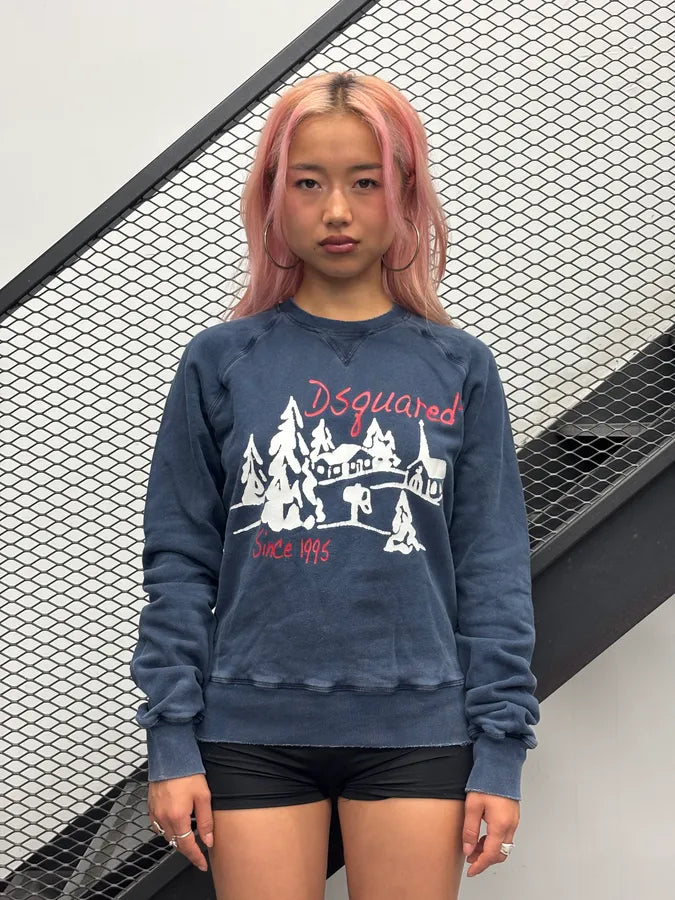 AW2008 Dsquared2 Navy Ski Resort Sweater zSxLNKQ 1