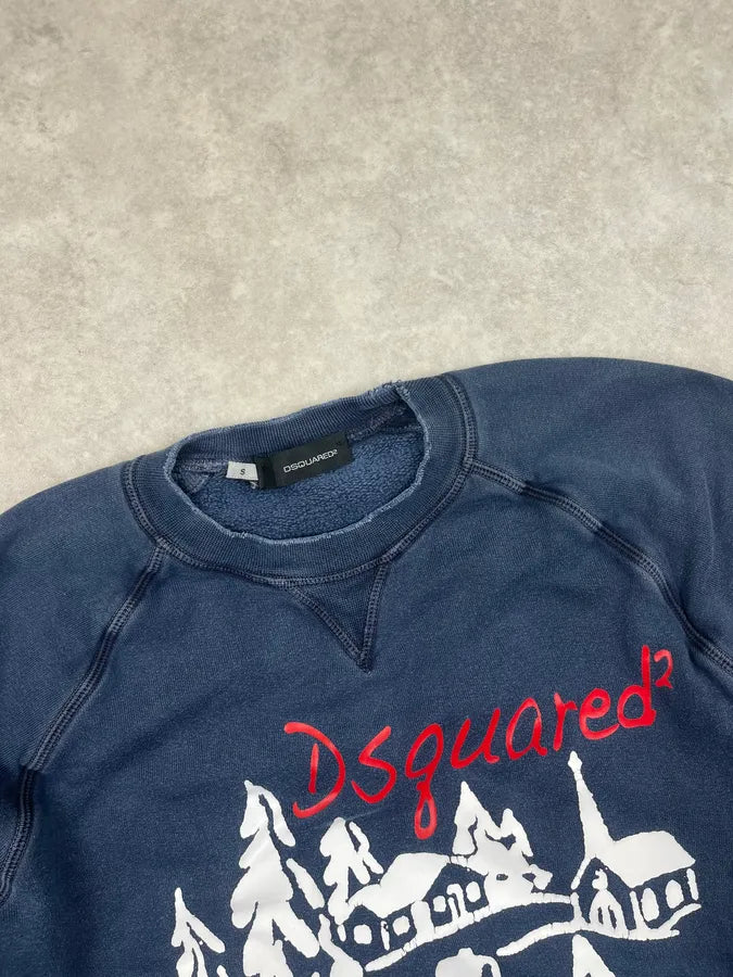 AW2008 Dsquared2 Navy Ski Resort Sweater zSxLNKQ 4