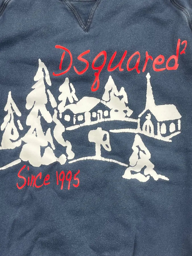 AW2008 Dsquared2 Navy Ski Resort Sweater zSxLNKQ 8