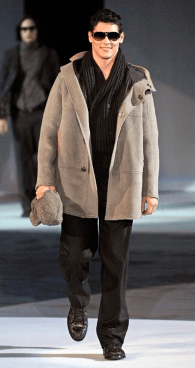 AW2008 Emporio Armani Beige Hooded Long Coat  DUZqETQ 1