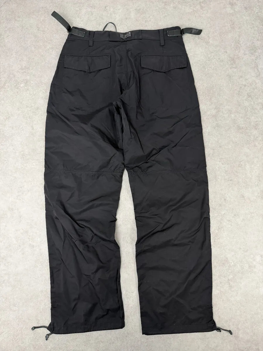 AW2008 Emporio Armani Black Cargo Pants PAFRXnY 6