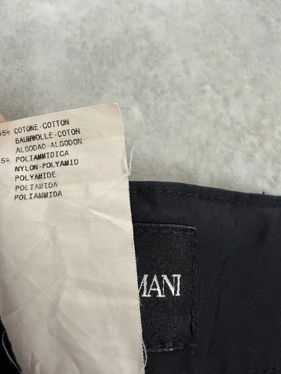 AW2008 Emporio Armani Black Cargo Pants PAFRXnY 7