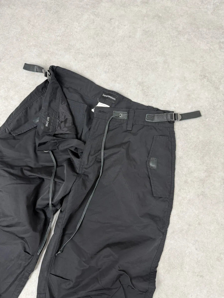 AW2008 Emporio Armani Black Cargo Pants PAFRXnY 9
