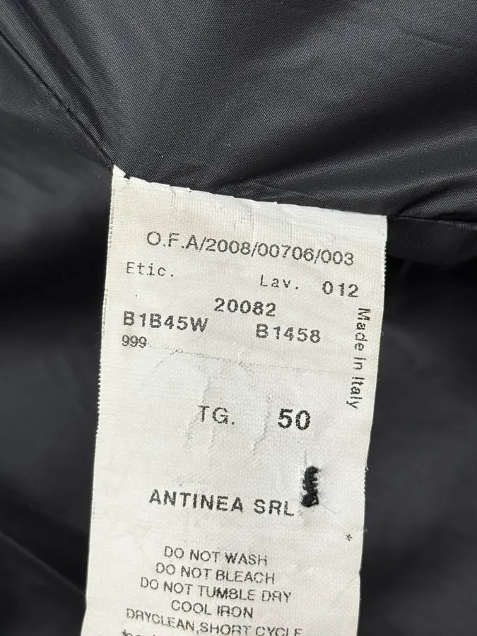 AW2008 Emporio Armani Black Avant-Garde Multi-Zip Long Jacket tsFqqMt 12