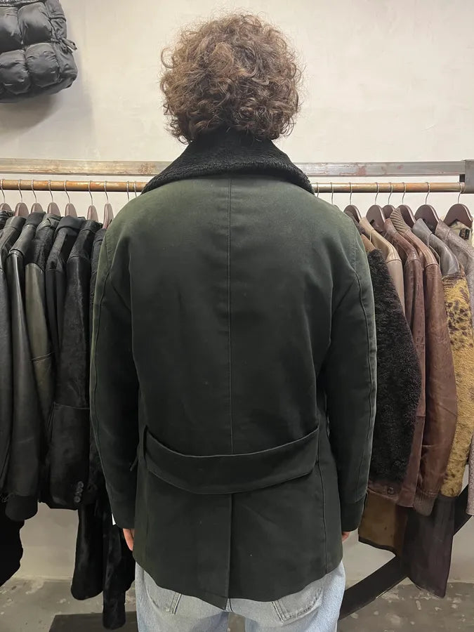 AW2008 Emporio Armani Dark Green Caban Dark Buttoned Jacket (M/L) qPGBNOE 3