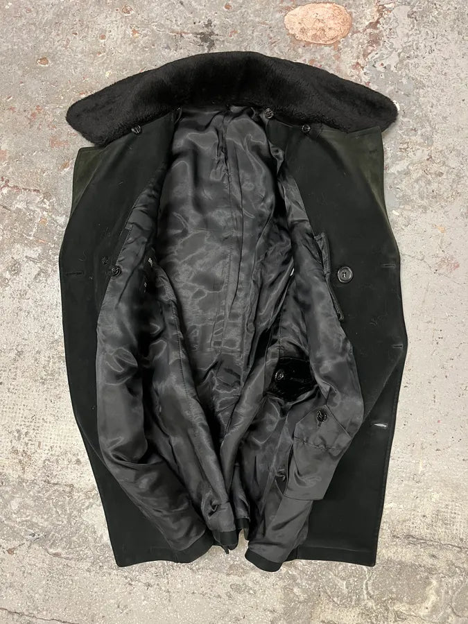 AW2008 Emporio Armani Dark Green Caban Dark Buttoned Jacket (M/L) qPGBNOE 6