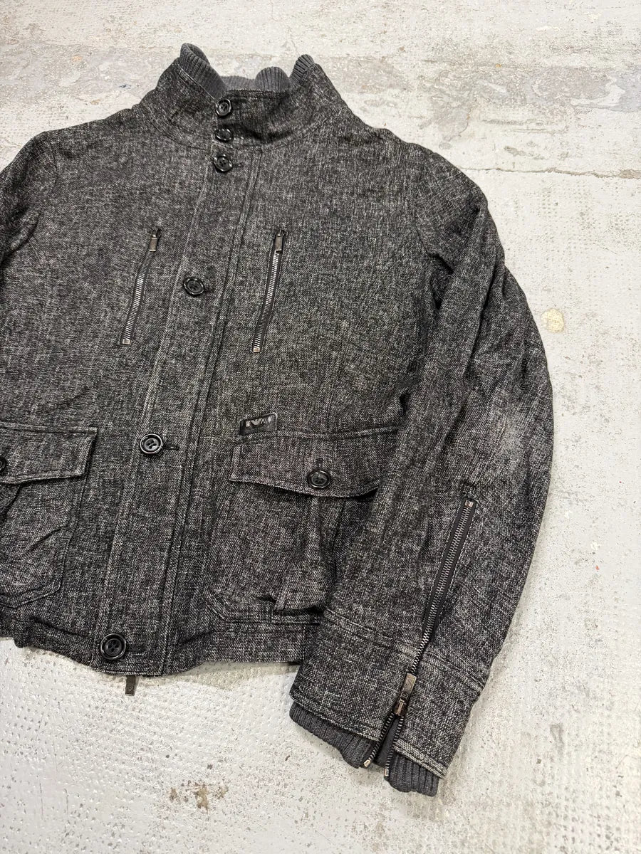 AW2008 Emporio Armani Grey Wool Jacket sMVBIfO 1