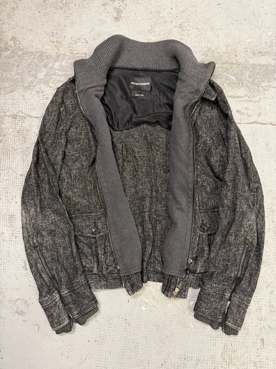 AW2008 Emporio Armani Grey Wool Jacket sMVBIfO 3