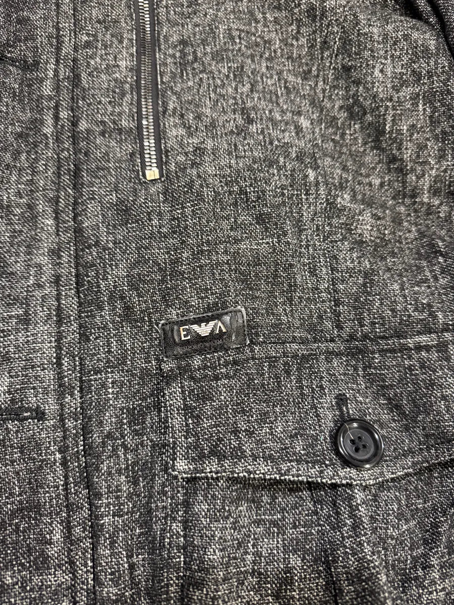 AW2008 Emporio Armani Grey Wool Jacket sMVBIfO 6