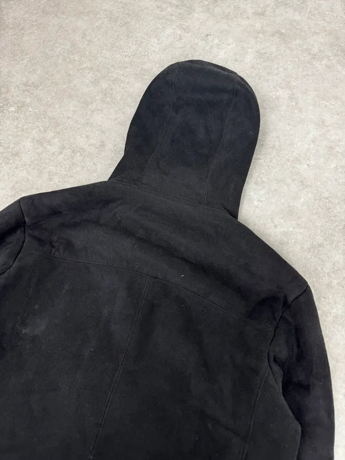 AW2008 Emporio Armani Hooded Soft Black Jacket QvZqoQE 6