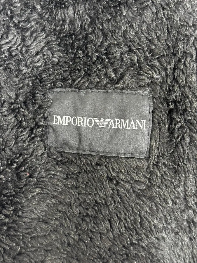 AW2008 Emporio Armani Hooded Soft Black Jacket QvZqoQE 10