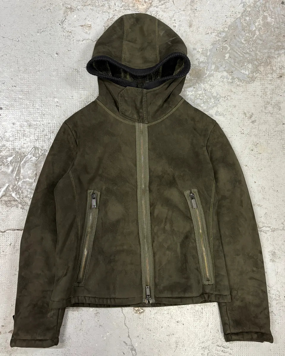 AW2008 Emporio Armani Hooded Soft Green Jacket (M) ZiVKObq 0
