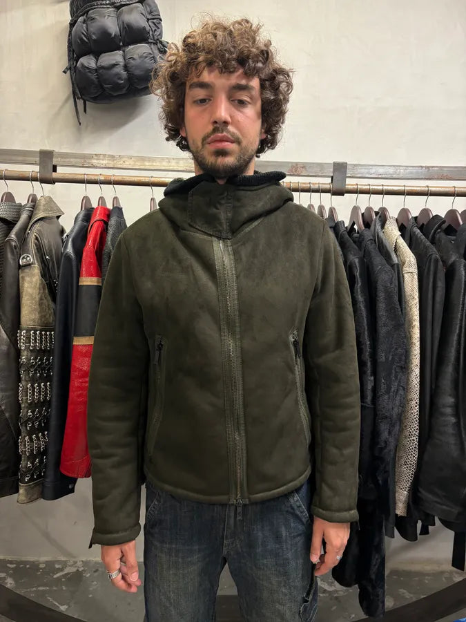 AW2008 Emporio Armani Hooded Soft Green Jacket (M) ZiVKObq 1