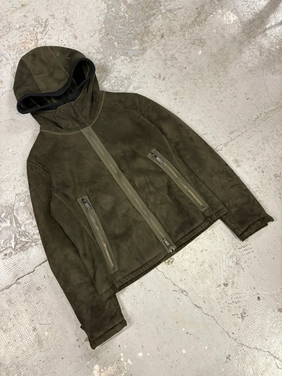 AW2008 Emporio Armani Hooded Soft Green Jacket (M) ZiVKObq 4