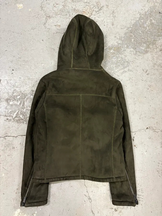 AW2008 Emporio Armani Hooded Soft Green Jacket (M) ZiVKObq 6