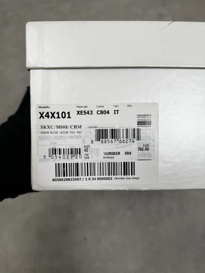 AW2008 Emporio Armani Leather Brown Eroded Cowboy Boots CpMiTdP 10