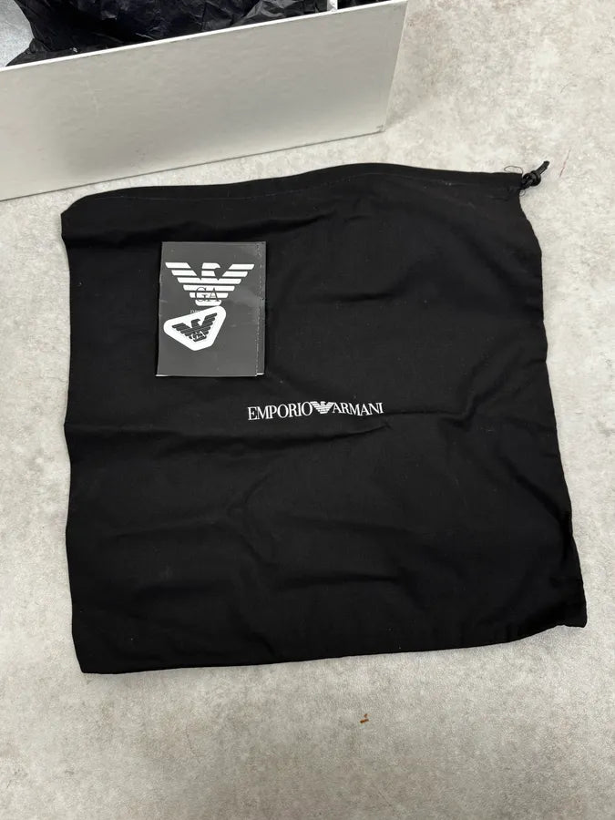 AW2008 Emporio Armani Leather Brown Eroded Cowboy Boots CpMiTdP 8