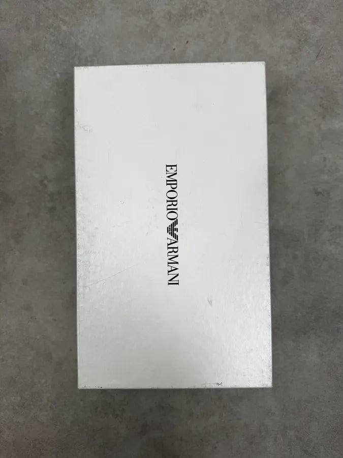 AW2008 Emporio Armani Leather Brown Eroded Cowboy Boots CpMiTdP 9