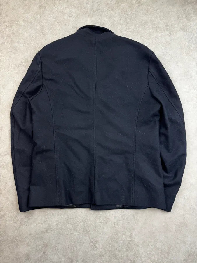 AW2008 Emporio Armani Navy Asymmetrical Officer Jacket OikgdcA 1
