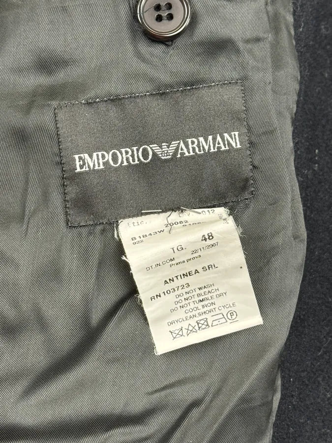 AW2008 Emporio Armani Navy Asymmetrical Officer Jacket OikgdcA 10