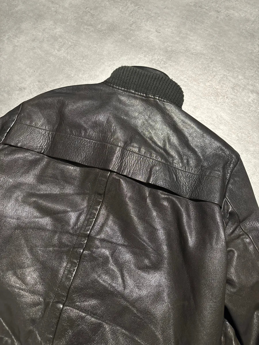 AW2008 Emporio Armani Obscure Premium Alpha Leather Jacket mlSlUNa 8