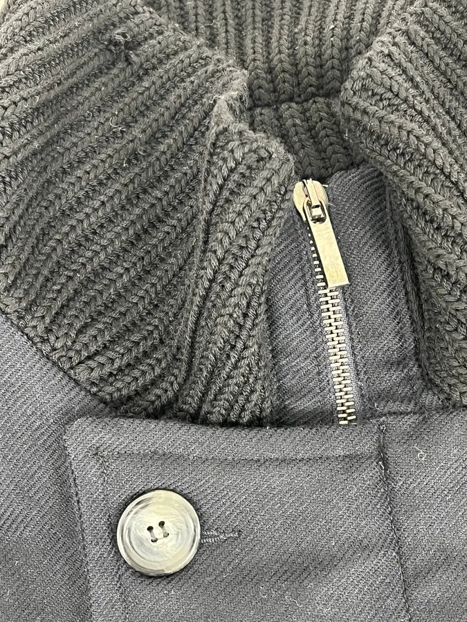 AW2008 Gianfranco Ferré Navy Wool Buttoned Officer Jacket fvjYCfy 8