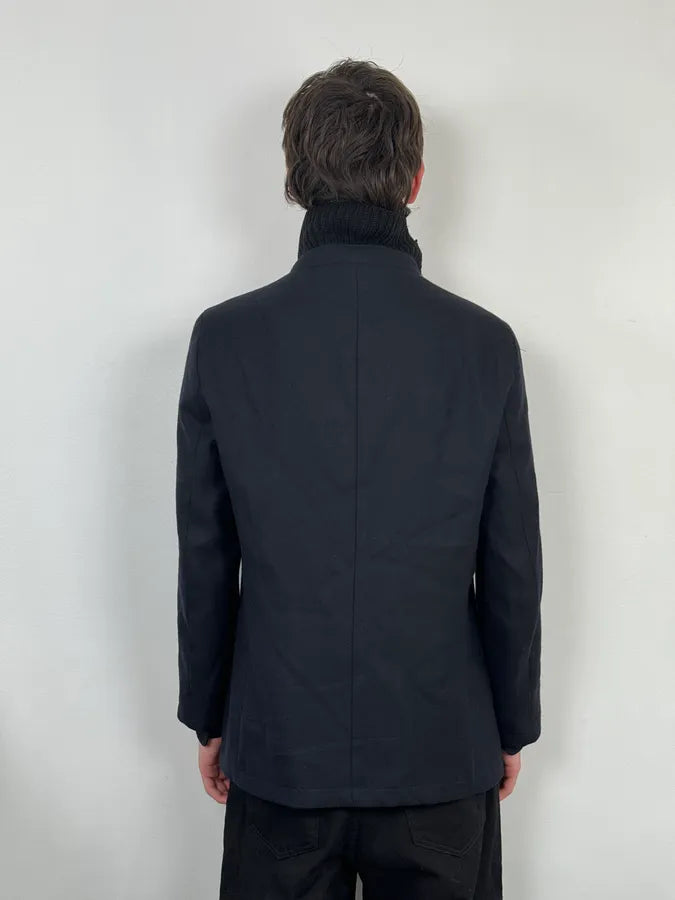 AW2008 Gianfranco Ferré Navy Wool Buttoned Officer Jacket fvjYCfy 2