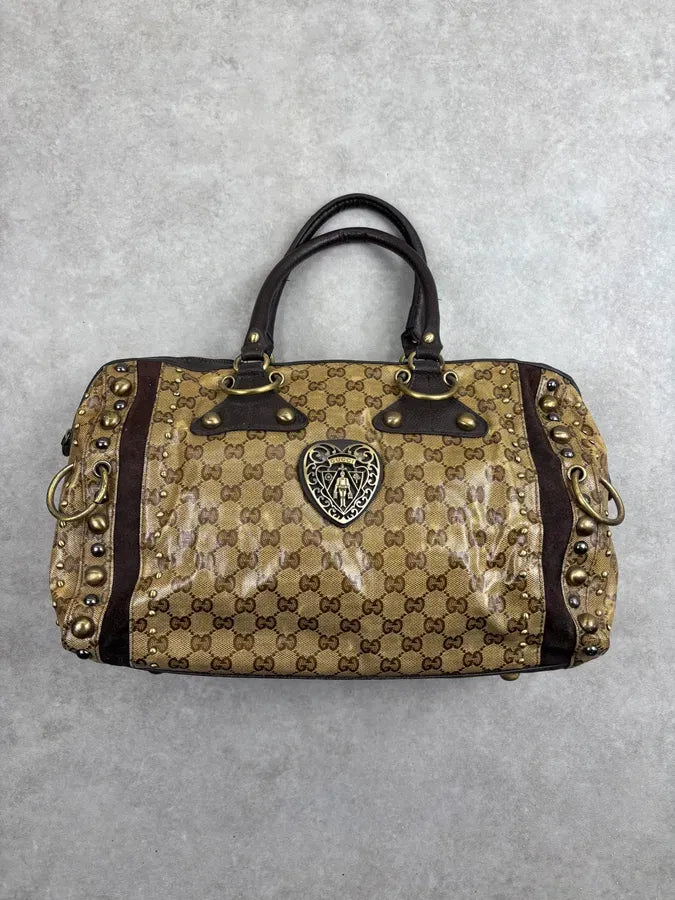 AW2008 Gucci Babouska Hysteria Monogram Beige Bag by Frida Giannini GhvtHLZ 0