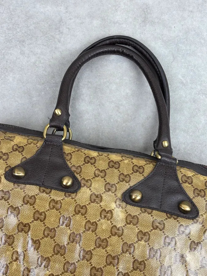 AW2008 Gucci Babouska Hysteria Monogram Beige Bag by Frida Giannini GhvtHLZ 12