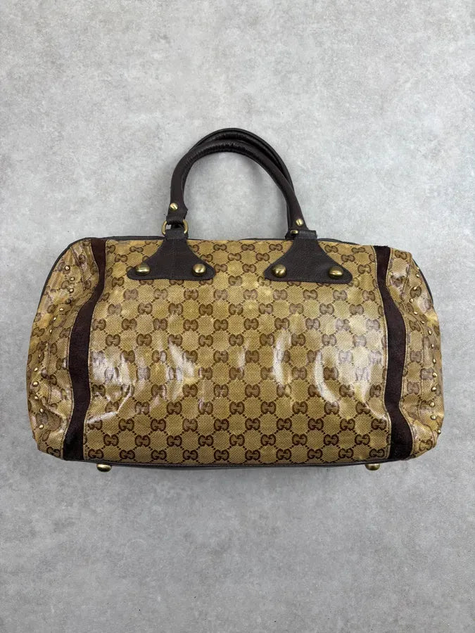 AW2008 Gucci Babouska Hysteria Monogram Beige Bag by Frida Giannini GhvtHLZ 13