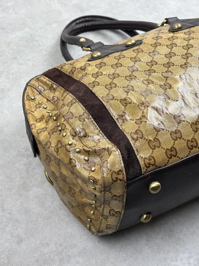 AW2008 Gucci Babouska Hysteria Monogram Beige Bag by Frida Giannini GhvtHLZ 15