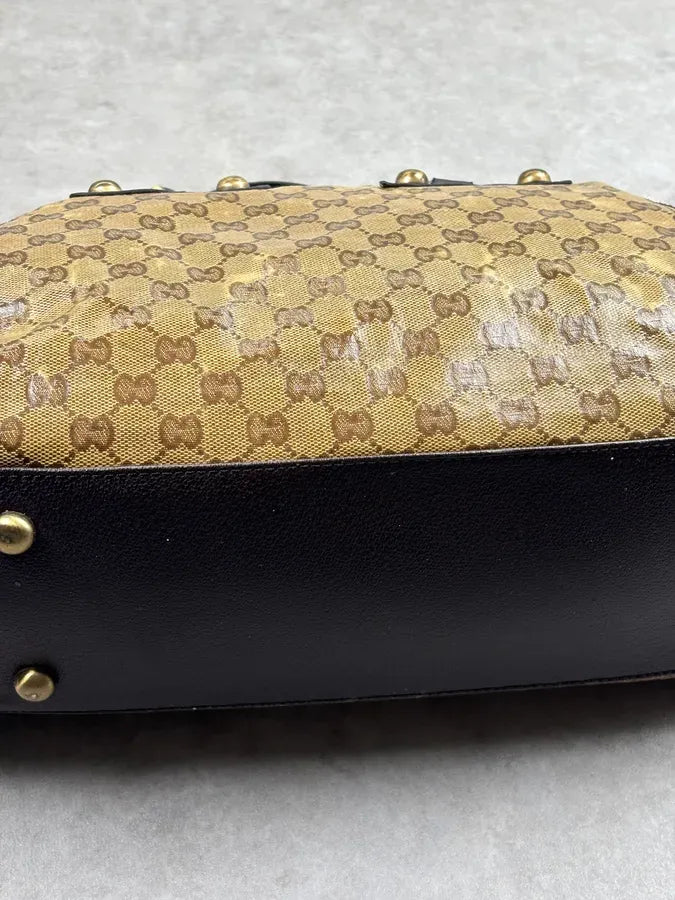 AW2008 Gucci Babouska Hysteria Monogram Beige Bag by Frida Giannini GhvtHLZ 16