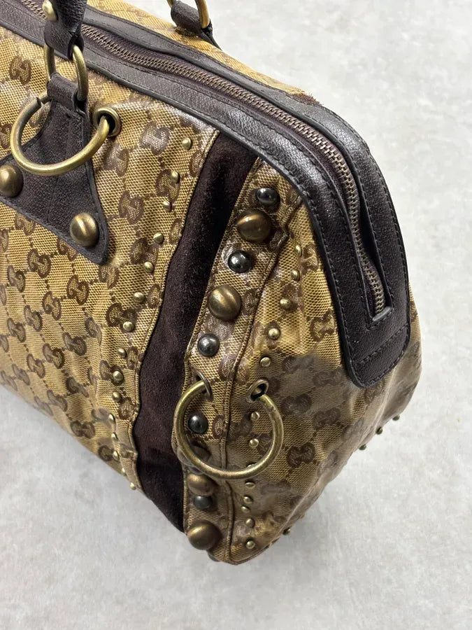 AW2008 Gucci Babouska Hysteria Monogram Beige Bag by Frida Giannini GhvtHLZ 17